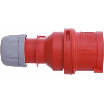 PCE Twist napájecí přijímač přenosný s uzemněním 3P + Z + N 16 Červená