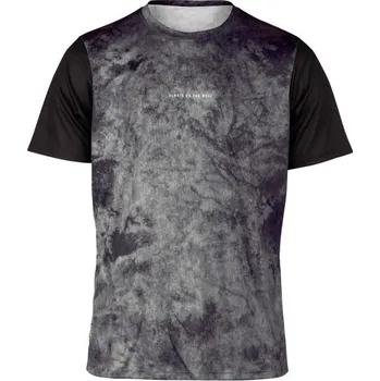 cyklistický dres FORCE Pánský dres s krátkým rukávem FORCE MTB MOVE, černý - XXL