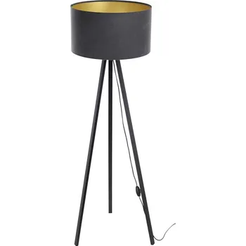 Lampička Stojací lampa STANDART 1xE27/60W/230V šedá/wenge