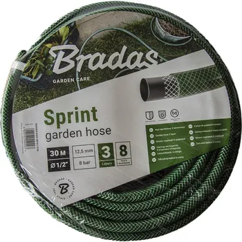 Zahradní hadice BRADAS hadice SPRINT 1/2" (30m), neprůhledná ZE
