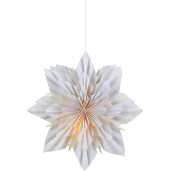 Lampička Markslöjd 705835 - Vánoční dekorace NEELA 1xE14/25W/230V pr. 60 cm šedá