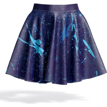 Dámská sukně UTOPY Dámská mini sukně Power of Blues Velikost: L