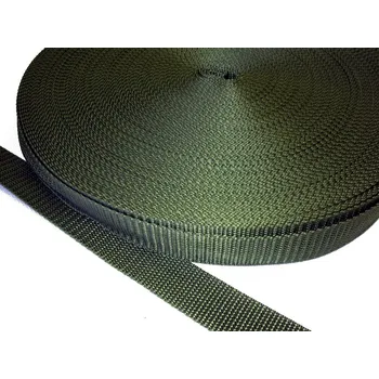 Upínací popruh Popruh 25mm zelený