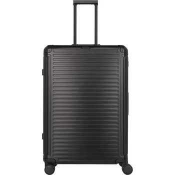 Velký hliníkový cestovní kufr se západky TSA 100l Travelite Next 79849 černá