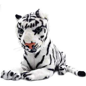 plyšák Plyšový tygr bílý, 56 cm
