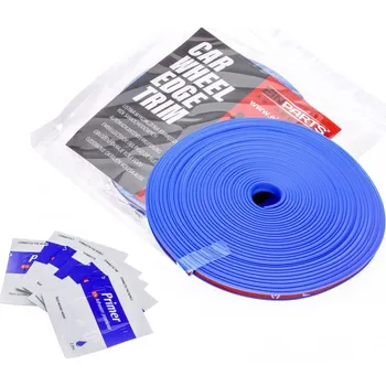 Samolepicí dekorace na vozidlo Samolepící proužek na disky (modrý)