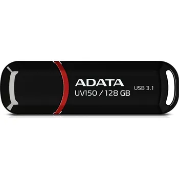 USB flash disk ADATA Flash Disk 128GB UV150, USB 3.1 Dash Drive (R:90/W:20 MB/s) černá