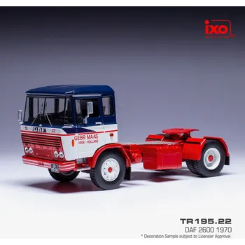 autíčko DAF 2600 (1970) - Modrá/Červená 1:43 IXO