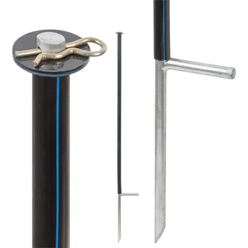 Pro koně VNT electronics s.r.o. Náhradní podpůrná tyč ∅ 20 mm pro ohradníkovou síť - 120 cm, 145 cm Délka: 120 cm