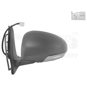 Auto zrcátko Vnější zpětné zrcátko VAN WEZEL 5410805