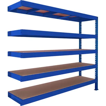 regál Přístavek k regálu Trestles RNC 1800x2200x800, nosnost 4000 kg, 5 polic Barva: modrá