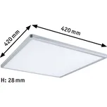 Paulmann Atria Shine panel 3stupně chrom 840 42x42 LED celkem 22 W - Doprava zdarma