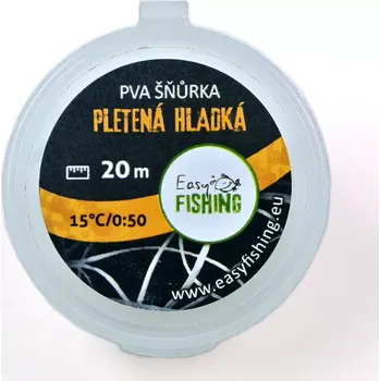 EasyFISHING šňůrky,pásky - PVA šňůrka silnější hladká 20m