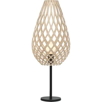 Lampička david trubridge Koura stolní lampa bambus - kabel 200 cm přírodní bambus, černá 1 x 60 W - Doprava zdarma