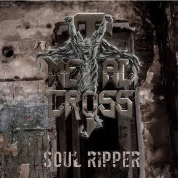 Zahraniční hudba LP Metal Cross: Soul Ripper CLR 2022 Grey & White Coloured Black Marbled Vinyl