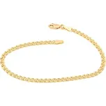 Zlatý náramek rombo ZLNA1376F 21 cm + Dárek zdarma