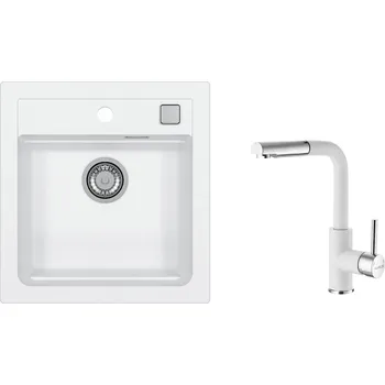 Granitový dřez SET ALVEUS ATROX 20/11 + BATERIE SIROS 11