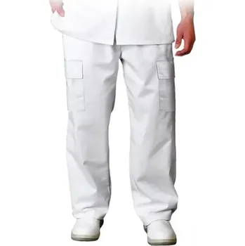 Zdravotnický oděv Leber&Hollman LH-HCL TRO lékařské kalhoty bílé S-3XL