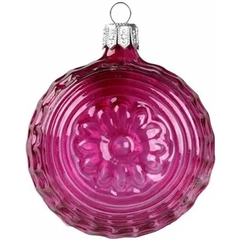 Vánoční dekorace Vánoční medailon růžový