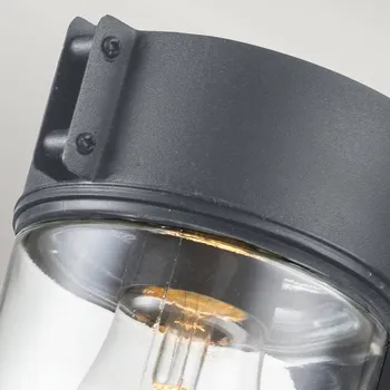 Venkovní osvětlení Elstead Venkovní nástěnné světlo Portofino nerez, šedá šedý, čirý 1 x 60 W - Doprava zdarma