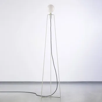 Lampička GRUPA Model M3 LED stojací lampa bílá kabel černá bílá, opálová, černá 1 x 4 W LED - Doprava zdarma