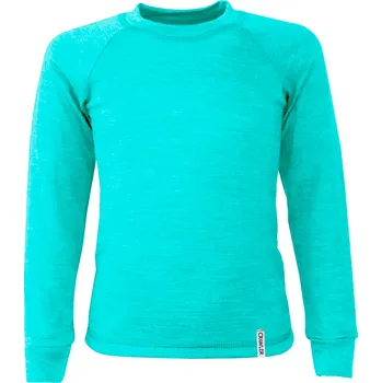 Crawler Rostoucí merino tričko dlouhý rukáv tenké Tyrkysové Velikost: 86-92/98