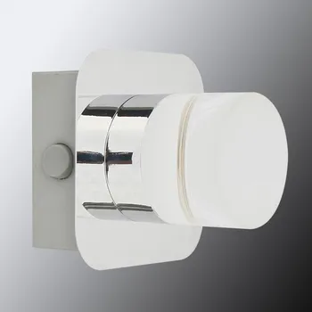 Lampička Ledino LED nástěnné světlo Stefanie s vypínačem, chrom titan, chrom, satinovaná 1 x 5 W LED