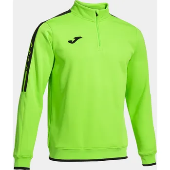 Pánská mikina Mikina JOMA Olimpiada s 1/4 zipem fluor zelená Velikost: 2XL