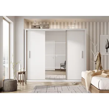 Šatní skříň Lenart Šatní skříň Idea 01 (250) - bílý mat