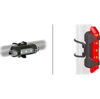 Cyklosvítilna sada blikaček Author A-Stake Mini USB - , 74 × 20 × 22 mm