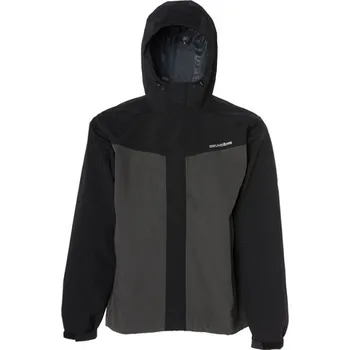 Rybářské oblečení Bunda Grundéns Full Share Jacket Black/Grey Velikost M
