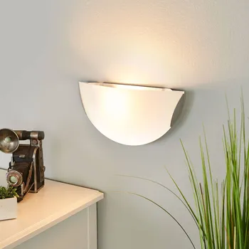Lampička Fabas Luce Nástěnné světlo Fox bílá, hliník 1 x 60 W - Doprava zdarma