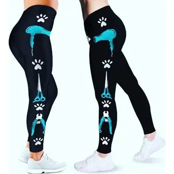 Dámské legíny Antistatické legíny pro střihače - "Blue" Velikost: M