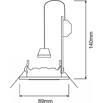 Lampička Deko-Light Stropní montážní kroužek GU10 bez žárovky, hliník 1 x 35 W