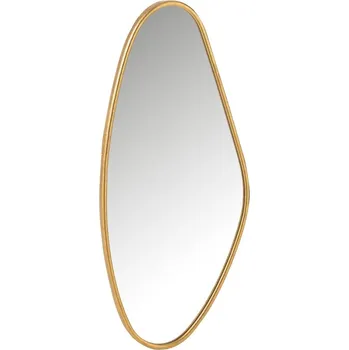 Zrcadlo Zlaté závěsné zrcadlo J-line Absor 73 x 35 cm