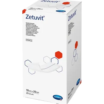 Kompres Kompres Zetuvit ster.10x20cm nepřil. 25ks