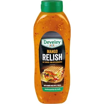 Relish mango ovocná a zeleninová omáčka láhev 875 ml