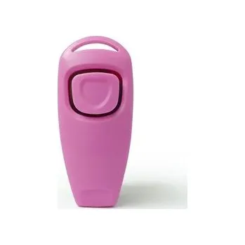 Výcviková píšťalka Clicker - píšťalka na psa 7,5cm Růžová