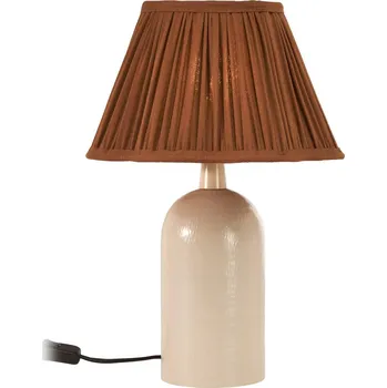 Lampička PR Home Riley stolní lampa, béžová/hnědá - kabel 170 cm béžová, hnědá 1 x 40 W - Doprava zdarma