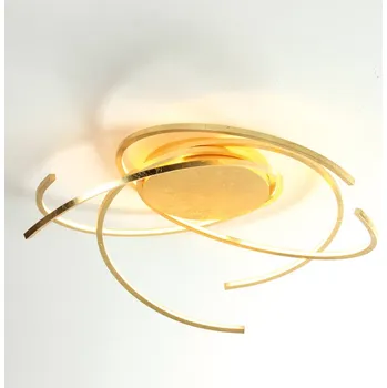 Escale Space LED stropní světlo 55cm pozlátko zlatavá LED celkem 28 W - Doprava zdarma