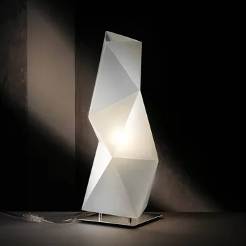 Lampička Slamp Diamond - designová stolní lampa, 45 cm bílá, hliník 1 x 5 W LED - Doprava zdarma