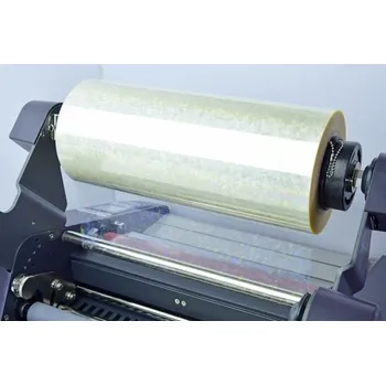 Laminovací fólie INTEC laminovací film na roli 320 mm x 300 m SPOTOVÝ čirý lesklý 3"