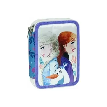 Penál Penál Disney Frozen Together dvoupatrový s výbavou