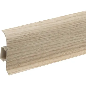 soklová lišta Podlahová lišta soklová PVC - Cezar Premium 137 Dub Riverside matný (2,2m)