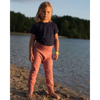 Dětské baggy tepláky, LEHKÉ, starorůžové 116