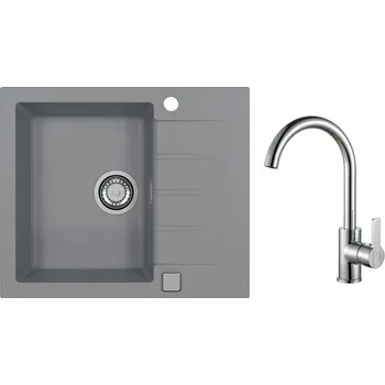 Granitový dřez SET ALVEUS CADIT 10/81 + BATERIE TONIA CHROM