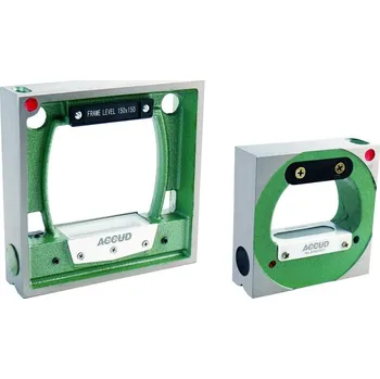 Vodováha ACCUD 711-008-02 rámová vodováha 200x200x42mm ( přesnost 0.02mm/m ) 711-008-02