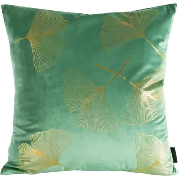 Povlak na polštářek Mátově zelený sametový dekorační povlak na polštář 45 x 45 cm