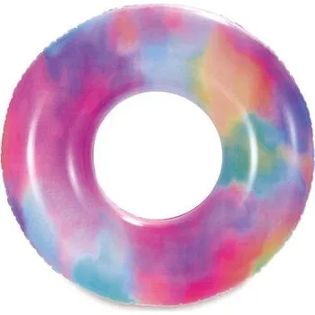 plyšák Mac Toys Nafukovací kruh duhový, 79 cm