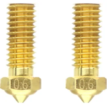 Příslušenství k 3D tiskárně Qidi Tech Mosazná tryska pro QIDI X/Q1 series, 0,6 mm